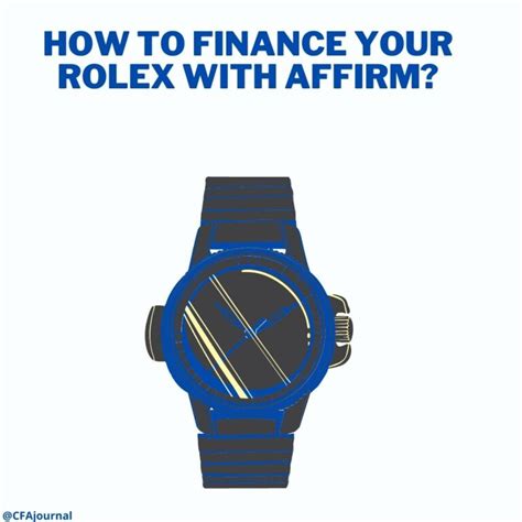 affirm financing rolex|no credit check rolex financing.